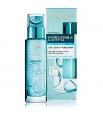 Loreal Paris Hydra Genius Aloe Water & Hyaluronic Acid 72H Liquid Moisturizer Normal to Dry Skin 70ml